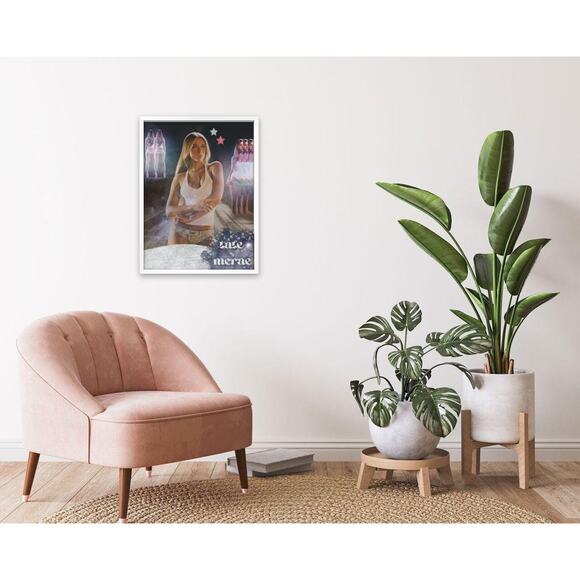 11 x 14 Hazy Galaxy Tate McRae Poster – One-of-a-Kind Exclusive Design TheAceCo. - Picture 5 of 5